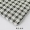 Tecido Xadrez Poliéster-Algodão em Estoque Tecido Xadrez Estampado 7mm Material Popular para Cama de Pet Tecido para Almofada de Piquenique Estilo Pastoral