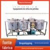 Pequena máquina de refino de óleo de amendoim e óleo de soja para remover impurezas e remover equipamento de refino de gel de fósforo Nova máquina de refino de óleo comestível