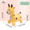 Caballo saltador Barbie elfo caballo inflable PVC juguete inflable para niños ciervo saltador al por mayor caballo de goma una generación de pelo