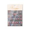 Tomoni delgadas duras pegatinas de arte de uñas explosiones retro lindas pegatinas de uñas 5D polvo Mariposa Arte de Uñas Joyería Venta al por Mayor
