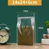 Bolsa con Cierre de Ocho Sellos para Alimentos, Té, Infusiones, Empaque de Granos Especiales, Comida para Gatos y Perros, Alta Transparencia