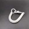 Alicate Pintado Colorido Fivela Argola de Pressão Corda de Mola Fecho Lagosta Argola de Mola de Liga Corda Retrátil Porta Crachá Cordão de Plástico
