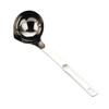 Colher Separadora de Óleo de Aço Inoxidável 304 Colher Filtro de Sopa Colher Criativa de Cozinha Doméstica com Cabo de Madeira Colher Separadora de Óleo e Sopa Artefato de Remoção de Óleo