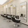 Barbearia Celebridade da Internet Espelho Parede Espelho de Cabeleireiro Lado Único Espelho Iluminado Parede Salão de Cabeleireiro Espelho LED Especial Inteligente