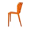 Silla de Plástico Engrosada, Moderna para el Hogar, Minimalista Moderna, Silla de Comedor, Nórdica Comercial para Exteriores, Cafetería y Tienda de Té con Respaldo
