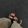 Sandálias Chinelos Birkenstock Estilo Coreano de Bolinhas para Uso Externo Feminino Verão 2026 Novos Solado Grosso Combinam Bem com Saias Tira Única Chinelos de Praia