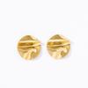Pendientes transfronterizos especiales de olas marinas con baño de acero inoxidable en oro de 18 quilates, de alta gama, que no se decoloran, accesorios de verano para mujer, acero de titanio ins