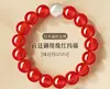 Pulsera con Ágata Roja, Citrino, Sándalo Verde y Cinco Elementos (Agua, Fuego, Metal, Madera, Tierra) para Proteger Contra el Año del Signo Zodiacal de Nacimiento