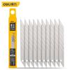 Cuchilla de Cúter Deli Cuchilla de Acero de Aleación Engrosada Cuchilla para Cortar Papel Tapiz Cuchilla para Abrir Cajas Grandes de Oficina