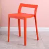 Silla de plástico taburete de plástico respaldo silla de espera de restaurante para adultos al por mayor hogar sala de estar silla de mesa de comedor taburete alto taburete de caballo
