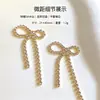 Accesorio para decoración de uñas Lz con lazo de borla larga, nuevo accesorio de lazo con diamantes completos transfronterizo para decoración de uñas vestible DIY