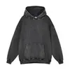 Comercio Exterior Transfronterizo Suéter con Capucha Lavado Viejo de Algodón Puro para Hombre y Mujer Marca de Moda Holgado Casual Sudadera para Pareja logo