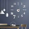 Relógio Criativo DIY Moda Luminoso de Parede Doméstico Simples Hora Hora Hora Sem Furar Silencioso Quarto Decorativo Relógio de Parede