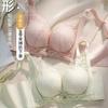 Ropa Interior Nueva para Mujer Pecho Pequeño Reunido Llamativo Pecho Grande Ropa Interior Ajustable Anti-caída Encaje Sujetador Sexy Sin Aros