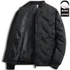 Chaqueta de plumas cálida para hombre, nuevo modelo otoño e invierno 2023, estilo corto ligero, plumón de pato gris