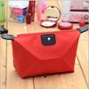 Bolsa de Cosméticos de Color Caramelo con Forma de Empanadilla del Fabricante, Bolsa de Empanadilla, Bolsa de Cosméticos con Forma de Lingote, Bolsa de Empanadilla