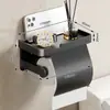 Caja de Pañuelos para Baño Portarrollos de Papel Higiénico Montado en Pared Portarrollos de Papel Higiénico para Baño sin Taladro Estante de Almacenamiento para Rollos de Papel Higiénico