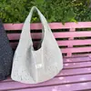 Bolsa de Ombro Feminina Versátil Estilo Coreano Simples Nicho Moda Nova Série Floral de Verão