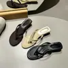 Chanclas "sensación de pisar excremento" ~ Nuevo estilo verano 2026 chanclas de tacón alto, versátiles y a la moda, chanclas de cuña con punta redonda para mujer