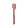 Raspador de creme de uma peça Morandi Color Espátula para bolo pequena doméstica Pá de silicone de grau alimentício Pá resistente a altas temperaturas