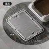 Venta Directa de Fábrica Esterilla para Arenero de Gato Antideslizante y Estable de Material PP, Anti-Salpicaduras y Anti-Transferencia de Arena Suministros para Mascotas, Esterilla para Arenero de Gato Personalizada