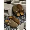 Zapatos de mujer estilo Birkenstock retro, nuevos mocasines casuales de punta cerrada para otoño 2026, calzado femenino versátil y moderno