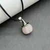 Piedra Natural Ojo de Tigre Calabaza Sombrero de Mago Colgante Halloween Cuarzo Rosa Aventurina Verde Jade Sombrero de Bruja Colgante