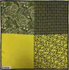 Pantalones de Solapa con Estampado Multicolor de Gama Alta Cuadrados, Pantalones de Solapa Cuadrados de Traje para Hombre, Modernos y Versátiles, Pañuelo, Vestido Estilo Coreano Pecho