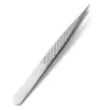 Pinzas para Extensiones de Pestañas Postizas Tipo Rejilla, Pinza de Pluma Dorada Delfín, Pinzas para Abrir Pestañas, Aplicador de Pestañas Postizas