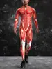 Nuevos Productos Europeos y Americanos de Halloween 2024, Disfraces de una Pieza para Adultos con Impresión Digital 3D para Cosplay