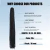 Cabelo Crochê Ondulado Africano Dreadlocks Passion Twist 14/18/24 Polegadas Peruca Trançada de Fibra Química