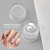 Placa de Estampado para Uñas Sello, Sello Limpiable, Estilo Francés, Alta Elasticidad, Duradero, Herramienta de Estampado de Patrones Pequeños, Directo del Fabricante