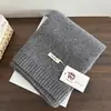 Bufanda 100% Lana Lisa Invierno Cálido Viaje Pareja Dulce Abrigo Calentador de Cuello Versátil Estilo Coreano Estilo Heroína