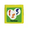Libro de Tela de Educación Temprana para la Iluminación Infantil con Papel Sonoro Aprendizaje de Palabras en Inglés Juguetes Educativos Cognitivos Transfronterizos Libro de Tela para Bebé