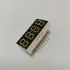 Tubo digital LED de 4 dígitos de 0.36 pulgadas blanco brillante fila única 7 pies pantalla de reloj 3642BW