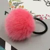 Anillo para el pelo de bola de pelo de imitación de conejo multicolor coreano al por mayor explosiones de Taobao fábrica directa de tocados accesorios para el cabello cuerda para tocado