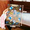 Doraemon Bloco de Escrita Espesso em Acrílico A4 A5/A6 Pasta Organizadora de Documentos Papel de Teste para Estudantes
