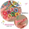 Gomas para el pelo de niños que no tiran del pelo, Anillos para toallas de bebé, Pasadores de colores dulces para niñas, Cuerdas para el pelo y Accesorios para el pelo