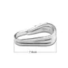 Accesorios Plateados Completos Hebilla Semilla de Melón Plata S925 DIY Chapado en Plata Oro Plata Joyería Cabeza de Colgante 27435