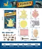 Disco de Pintura de Gesso Simulado DIY para Crianças com Design de Tricerátopo, Brinquedo Criativo de Grafite para Meninos e Meninas
