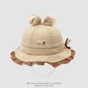 Sombrero para Bebé Estilo Coreano Lindo Unisex Súper Adorable Sombrero de Pescador para Primavera y Otoño Delgado Protección Solar Sombrilla Sombrero de Cubo para Bebé