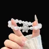 Nuevo Pulsera de Borla con Cuentas de Estilo Chino, Exquisita y a la Moda, de Nicho, Bidimensional, Lujo Ligero, Versátil, Apilable, Pulsera de Cuentas Impresionantemente Hermosa