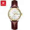 Relojes de Marca Oulisi para Dropshipping al por Mayor Relojes de Cuarzo Simples a Prueba de Agua Relojes de Pareja de Marca de Moda Relojes para Mujer Relojes para Mujer