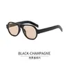 Gafas de Sol de Moda Sencillas Gafas de Sol Europeas Americanas Forma de Sapo Aviador ins Tendencia Personalidad Gafas de Sol con Protección Solar