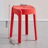 Taburete de Plástico para el Hogar Engrosado Taburete Molino de Viento Silla de Comedor Simple Moderna Banco Alto Mesa de Comedor Silla de Goma Apilable