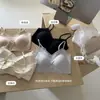 Sujetador tipo camisola de encaje estilo francés con escote en V para mujer, con copas fijas, cómodo, transpirable, sin costuras y con efecto push-up