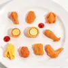 Juguete de Comida de Simulación Huevo Frito Tarta Frita Accesorios de Resina Pegamento de Crema Juguete DIY Imán para Refrigerador Bolsa Sorpresa Accesorios para el Cabello Venta al por Mayor