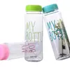 Minha Garrafa 500ml Copo de Plástico Presente Copo de Água Pode Ser Personalizado com Logo, Copo Esportivo Estilo Coreano Criativo e de Alta Aparência em Estoque
