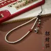 Nuevo Colgante de Cadena para Teléfono Móvil Estilo Chino Colgante de Gato de la Suerte Cordón Corto Anticaída para Teléfono Móvil Colgante de Muñeca Regalo para Hombres y Mujeres