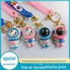 PVC astronauta chaveiro chaveiro boneca spaceman pingente bonito pequeno presente atacado